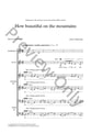 How Beautiful On The Mountains piano sheet music cover